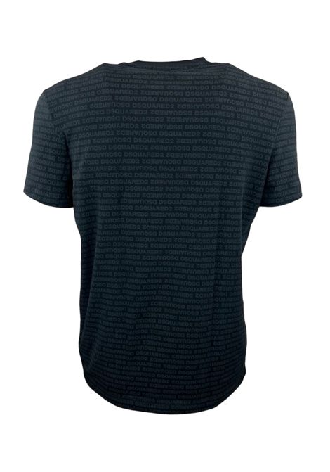 T-shirt e slip Dsquared2 Underwear D9H135510 001 nero monogramma DSQUARED2 UNDERWEAR | T-shirt | D9H135510001